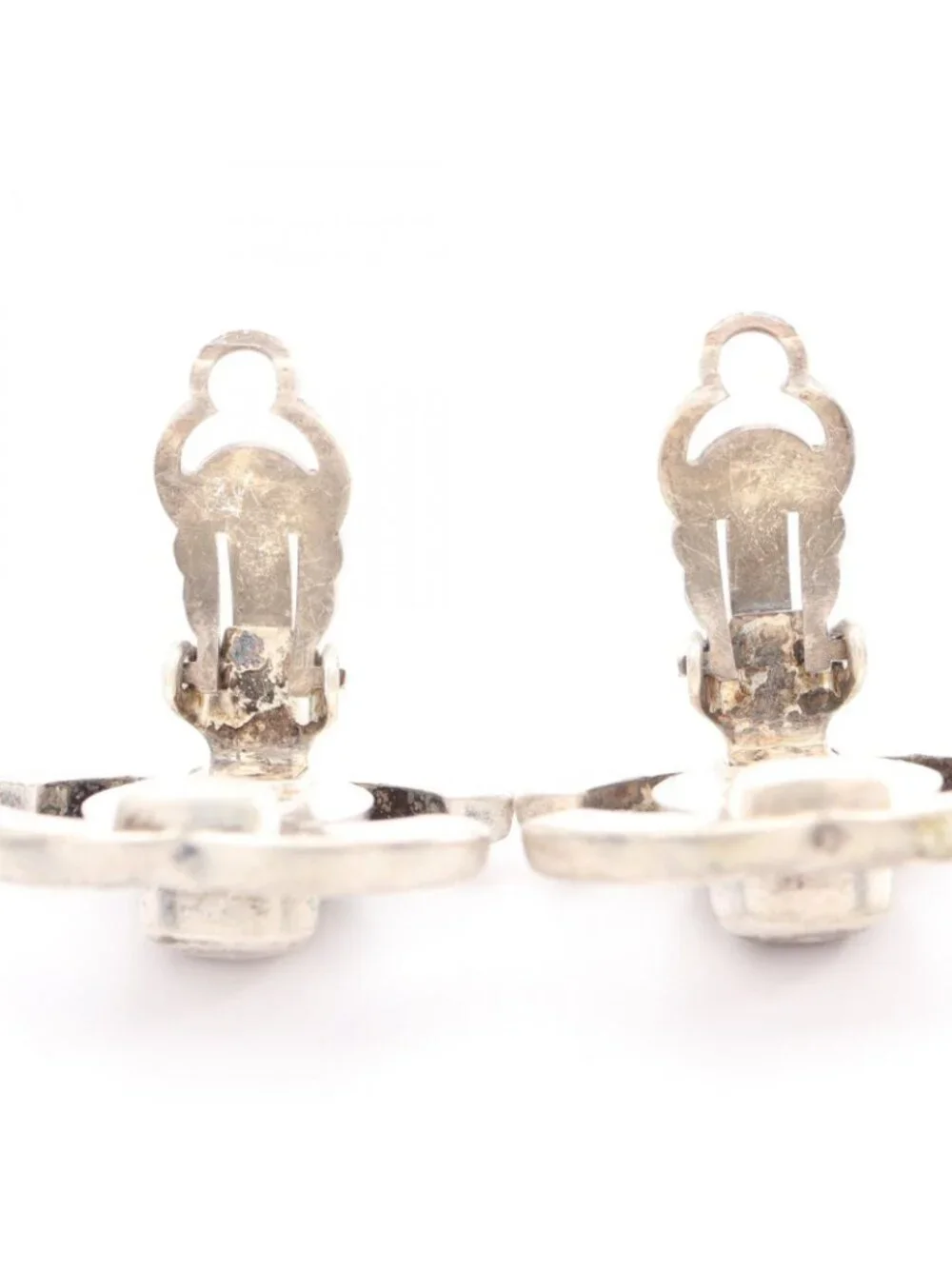 Chanel Earrings CC Logo Turnlock Motif